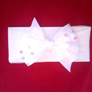 Baby headband handmade ( box pink #1)